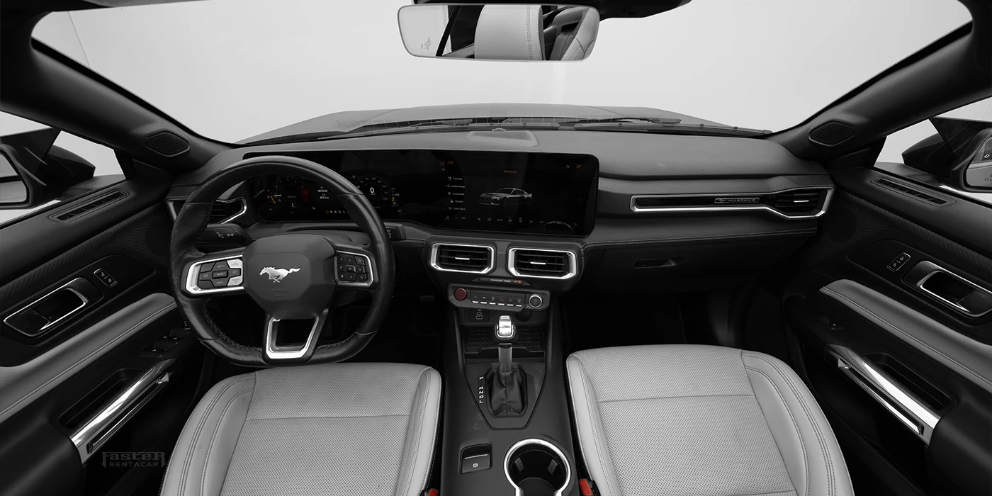 Ford Mustang interior dashboard View